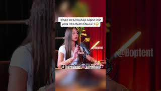 People Are Shocked Sophie Pays This Much In Taxes シ