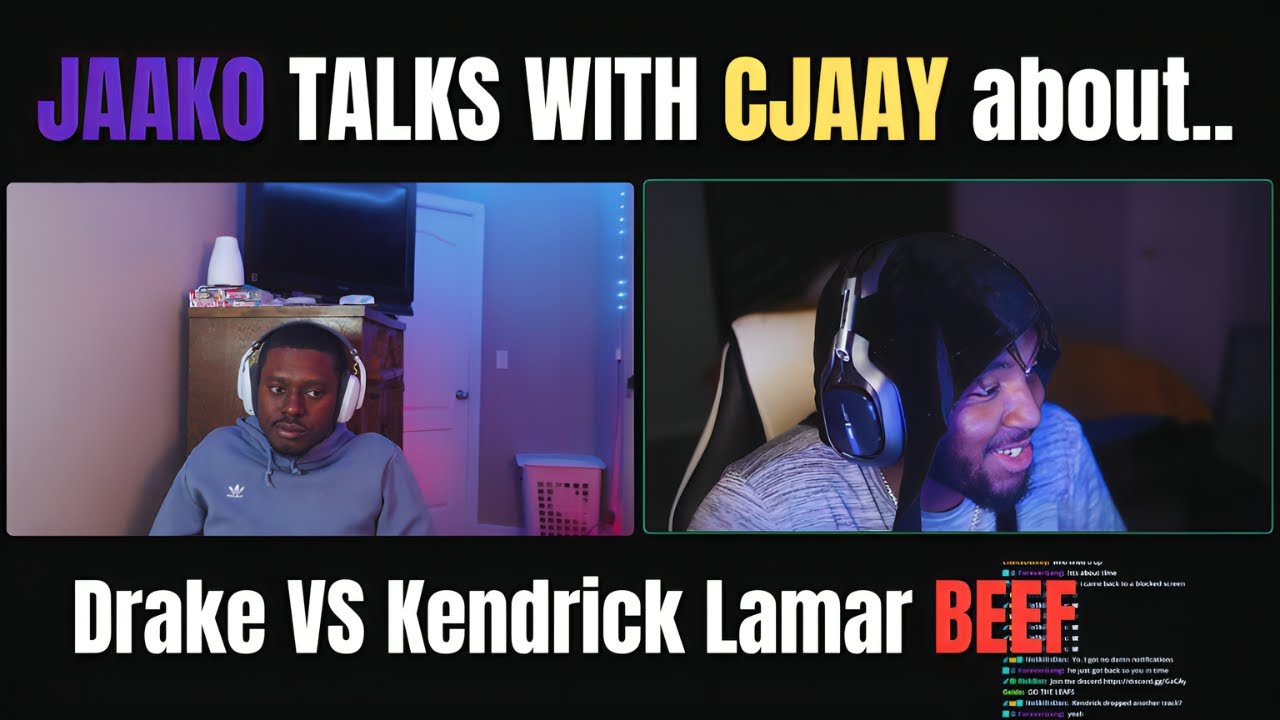 KICK STREAMERS JAAKOLIVE and CJAAYTHEBETTOR talk Drake VS KENDRICK BEEF