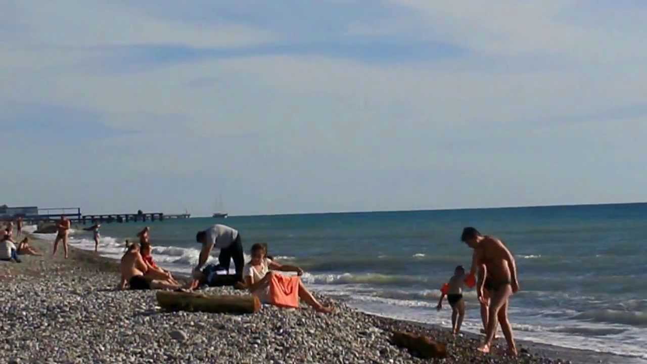 Пляж лазаревское сентябрь