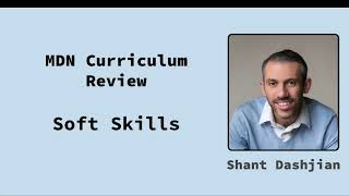 MDN Front-End Developer Curriculum Review: Soft Skills