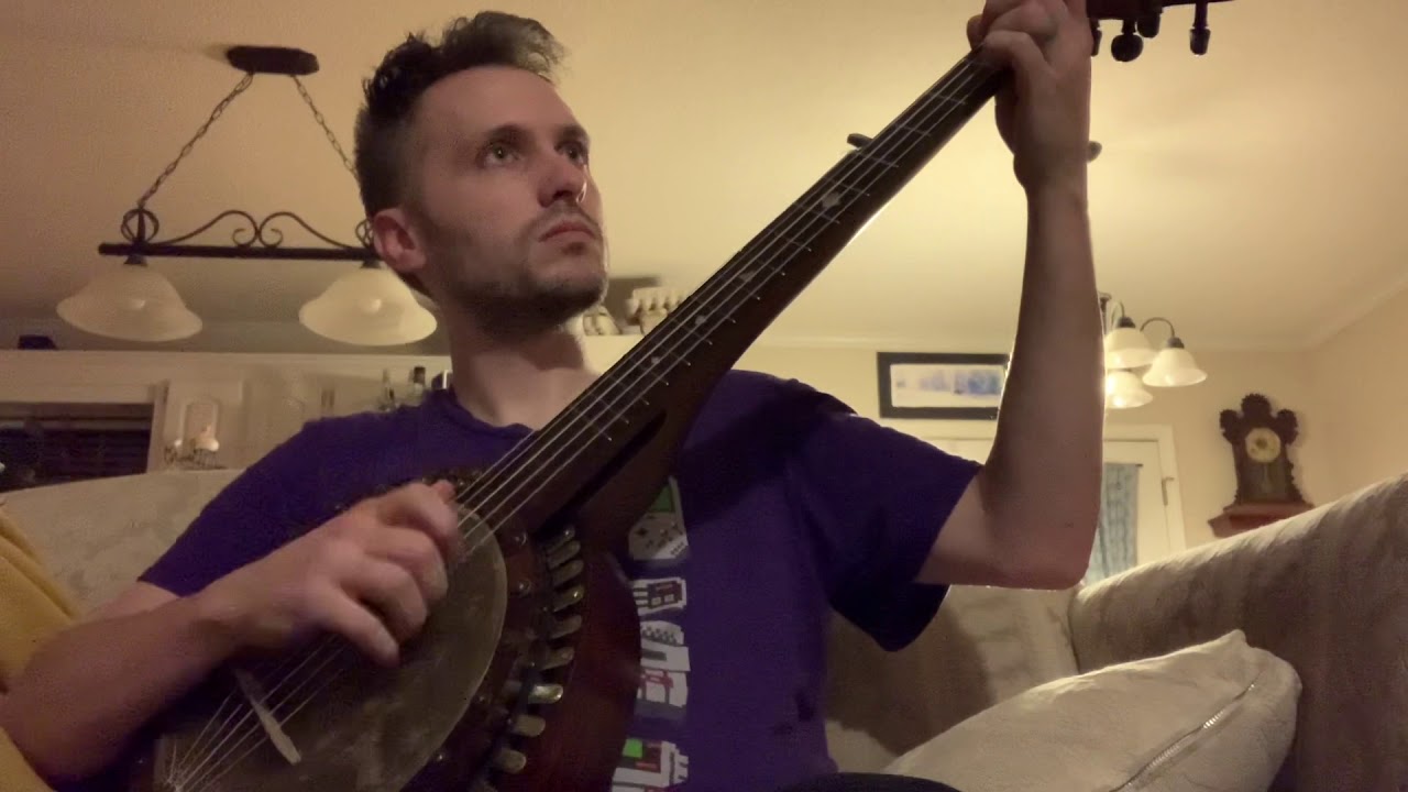 “Last Gold Dollar” on Dobson pat. 1867 banjo