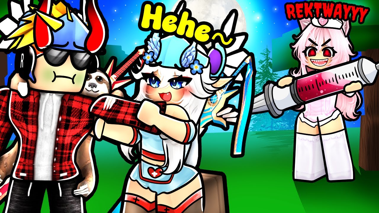 I Found A NURSE Only Clan.. And THIS Happened! (Roblox Survive 99 Nights In The Forest)