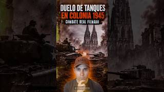 Uno de los pocos duelos entre tanques de la Segunda Guerra Mundial captados por cámaras 🔥