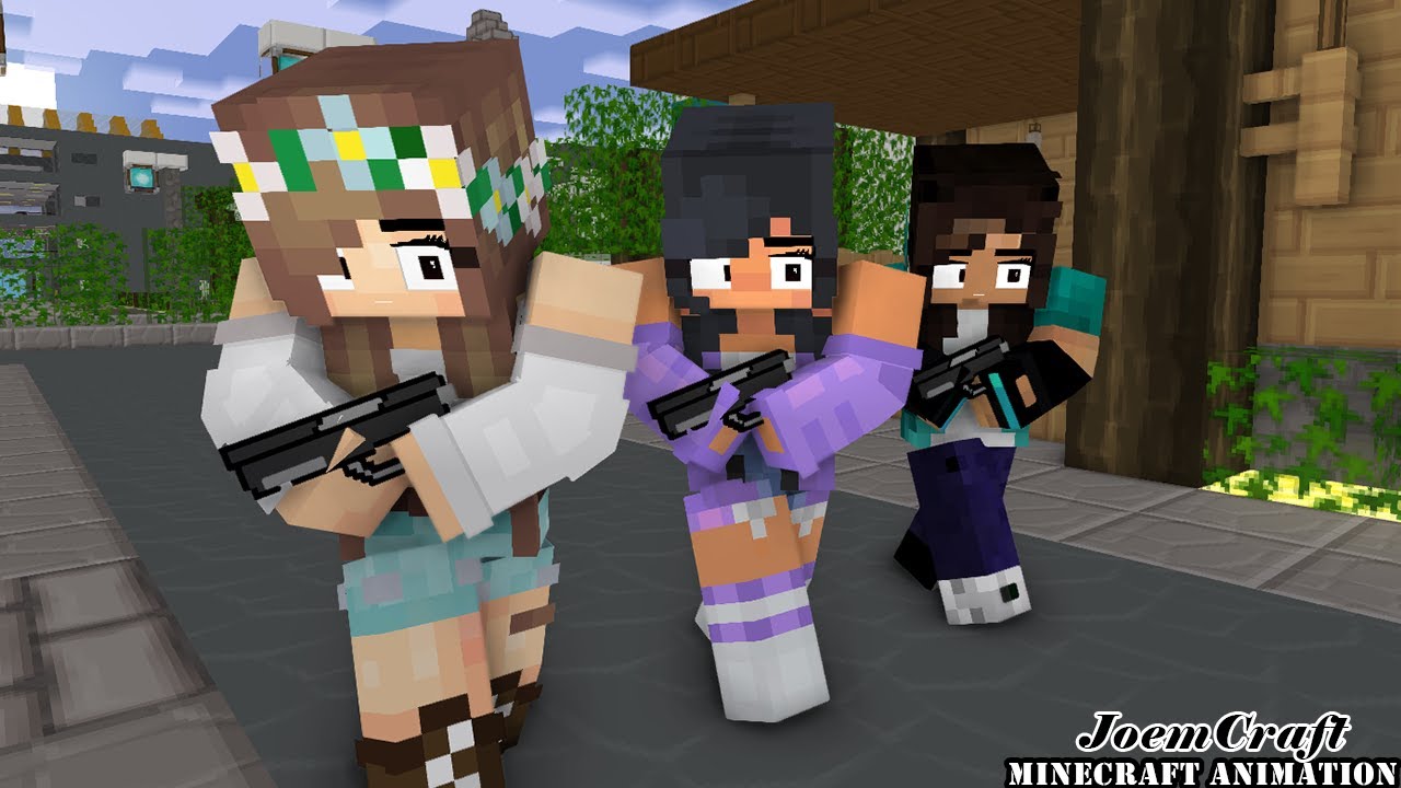 FIRST MEET MEME | TUTU DANCE | MAIZEN, CRAFTEE, EYSTREEM, ALEXNOOB, APHAMU - Minecraft Animation