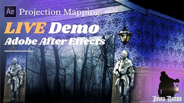 LIVE Projection Mapping Demo - Adobe After Effects