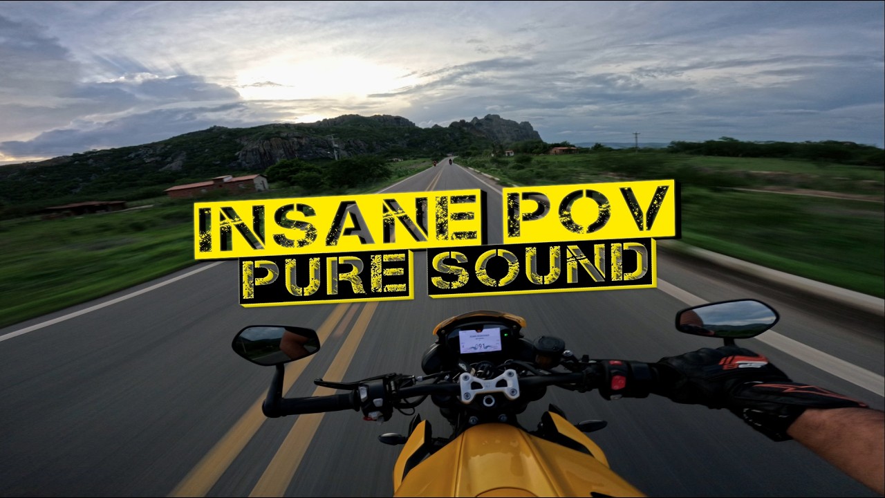 ROLÊ TRANQUILO E SEM FOFOCA, APENAS O RONCO BRUTAL DE UMA STREET TRIPLE 765RS