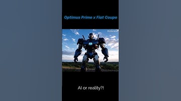 Optimus Prime x Fiat Coupe 🤖 AI v reality becoming blurred. Simply create transformers! #fyp #viral