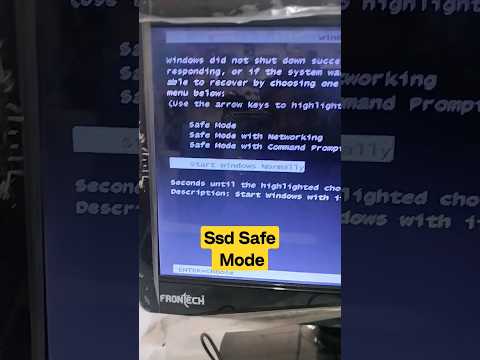 Start Windows Normally Error in Windows 7 SSD install#macnitesh #laptop #ssd #windows
