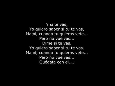 Si te vas - Kartier