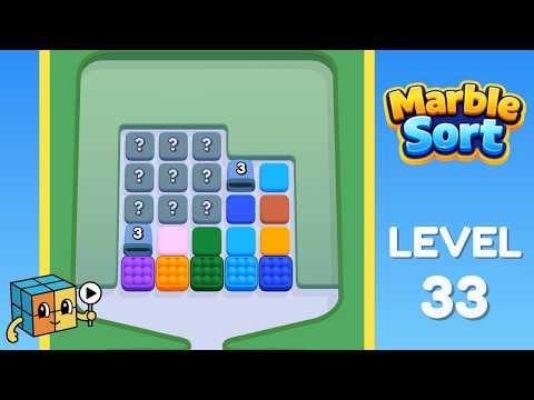 Marble Sort level 33 walkthrough video cover