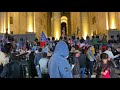 Protests At The Georgian Parliament