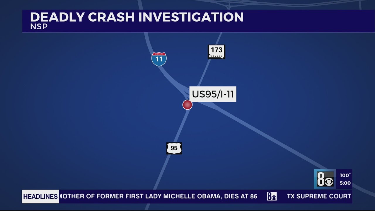 2 dead in wrong-way, suspected DUI crash near Boulder City - YouTube