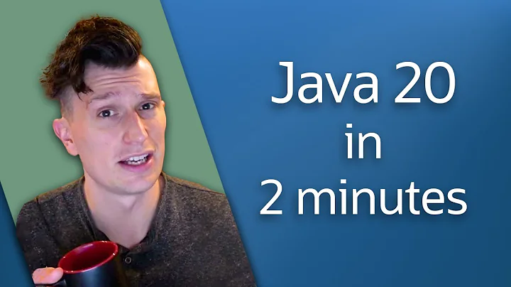 Java 20 in Two minutes - 天天要闻