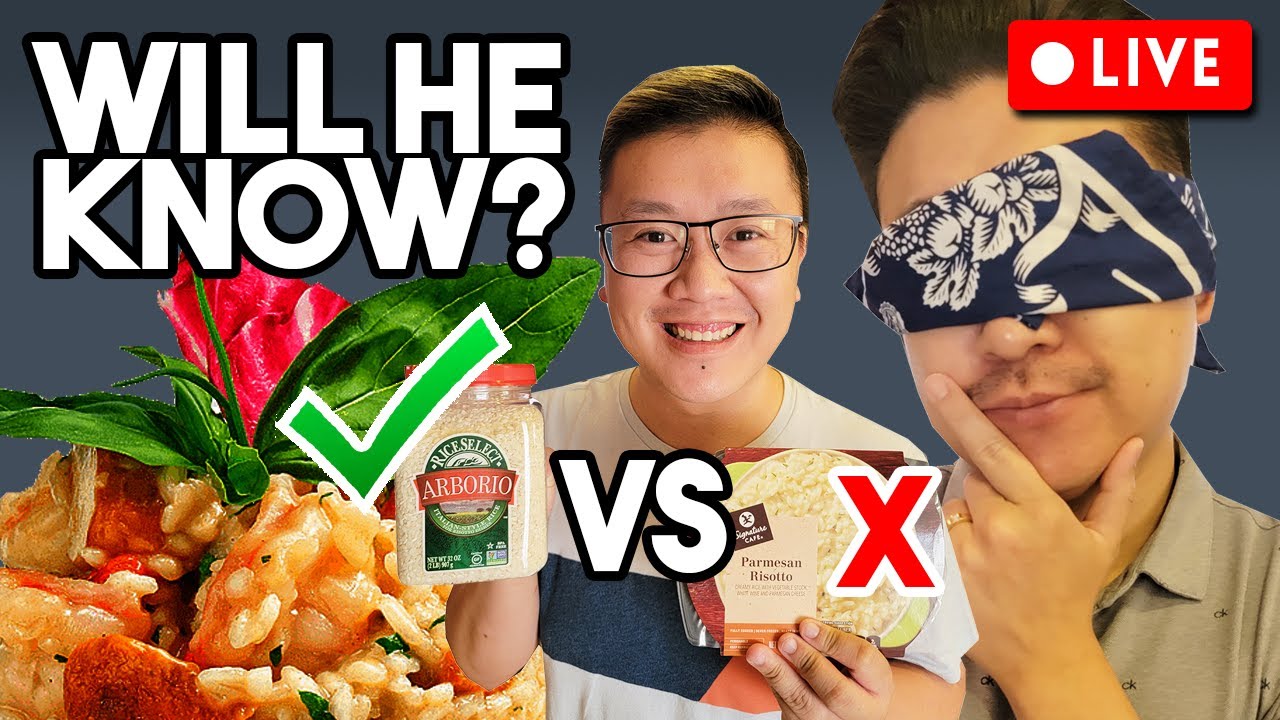 RISOTTO Homemade vs. Store Bought LIVE MUKBANG YouTube