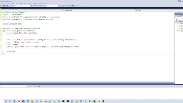 Special Characters in C++