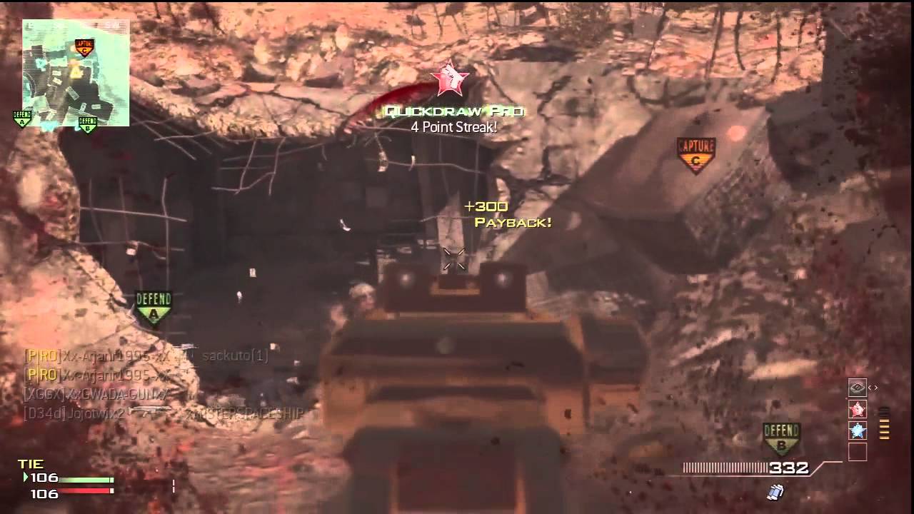 MW3 Super fast Double MOAB 109 kill specialist gameplay!!!!