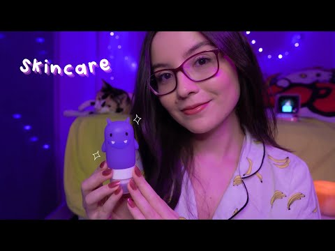 ASMR 🌙 skincare relaxante antes de dormir ~ personal attention