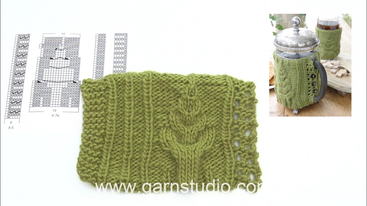 torsades de pointes meaning How to knit the cover with cables in DROPS Extra 0-1402