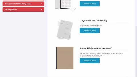 LifeJournal Digital: Getting Started