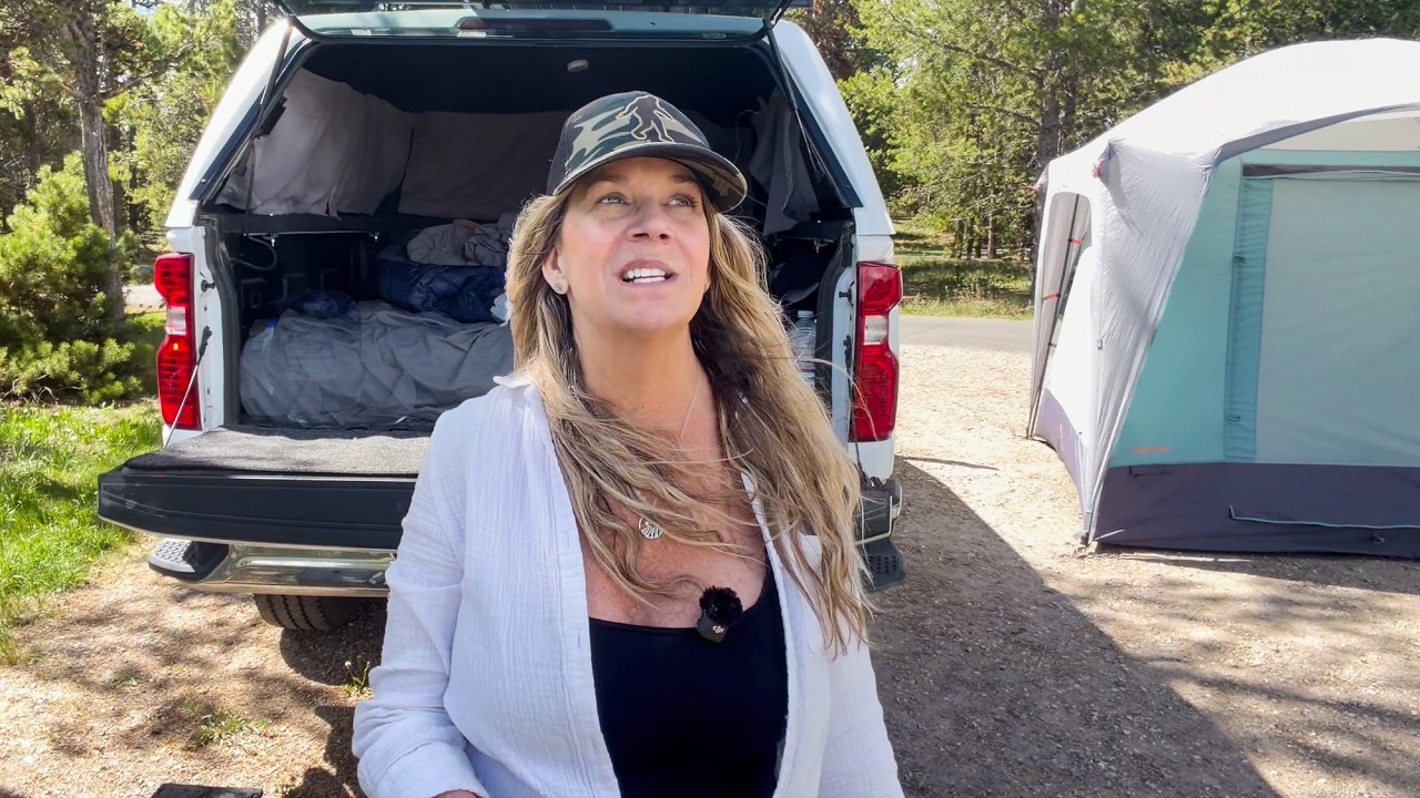 UNINVITED GUEST at CAMP I HAD to LEAVE | Truck Camper Living Grand Teton | Van Life
