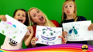 3 Marker Challenge Utan Målarbilder På Lekolär-Tuben