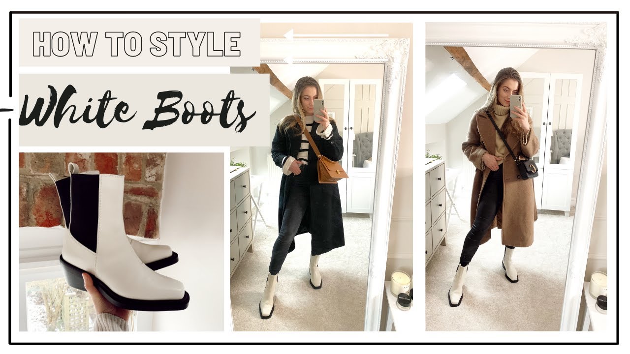 HOW TO EASILY STYLE WHITE BOOTS// WEARABLE + EASY OUTFITS