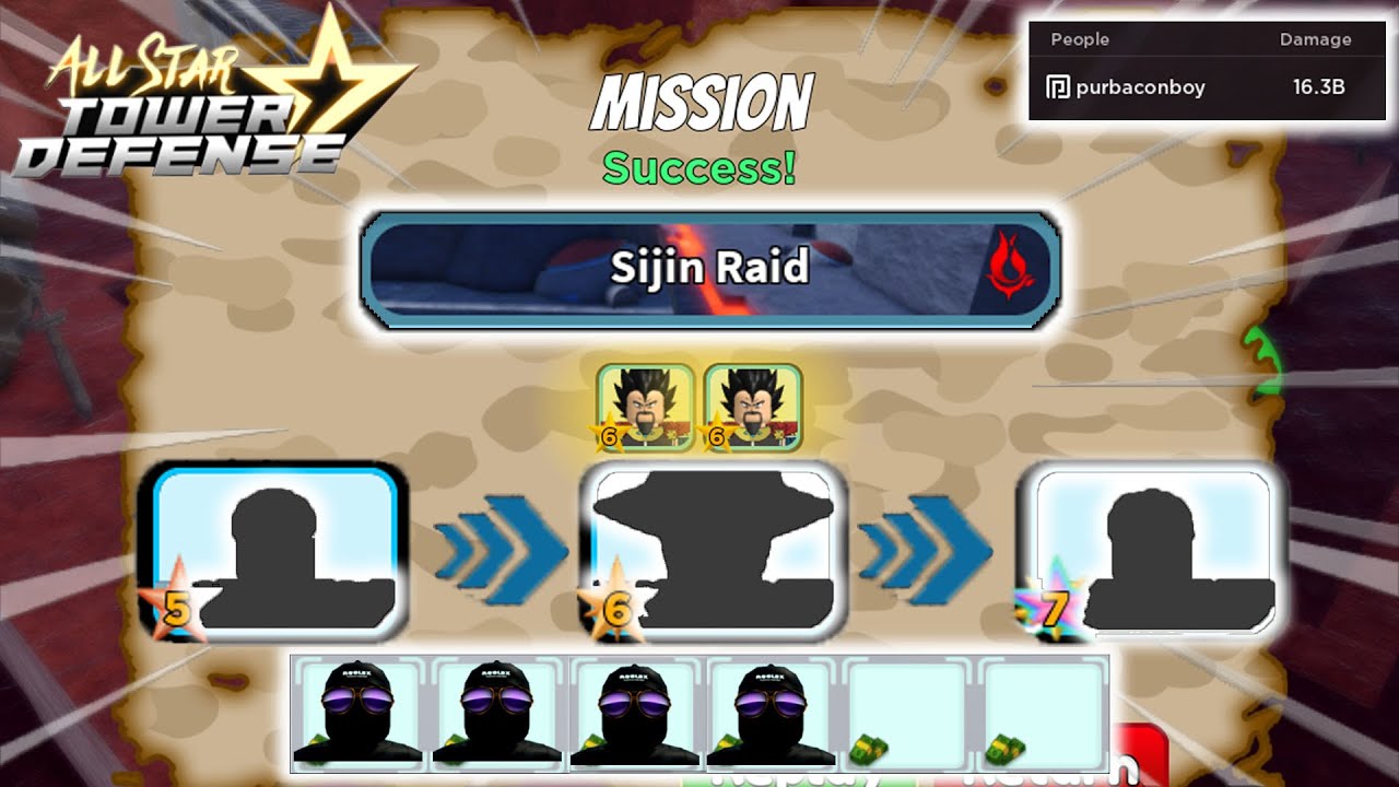 How to Solo Sijin Raid in All Star Tower Defense 