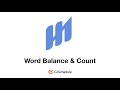 Word Balance &amp; Count in Headline Studio
