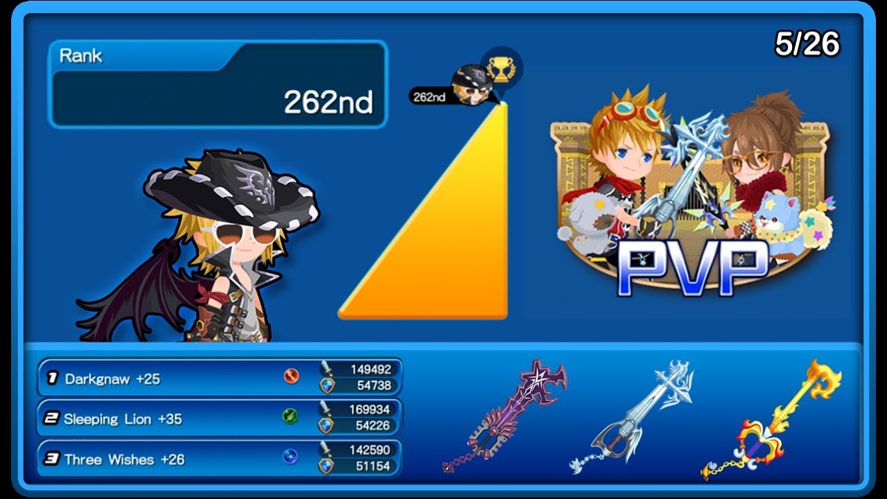 KHUX - PVP! - Rank: 262nd - (5/26 5 matches)