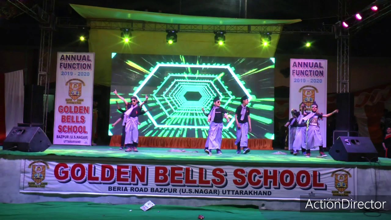 Golden bells annual function lungi dance YouTube