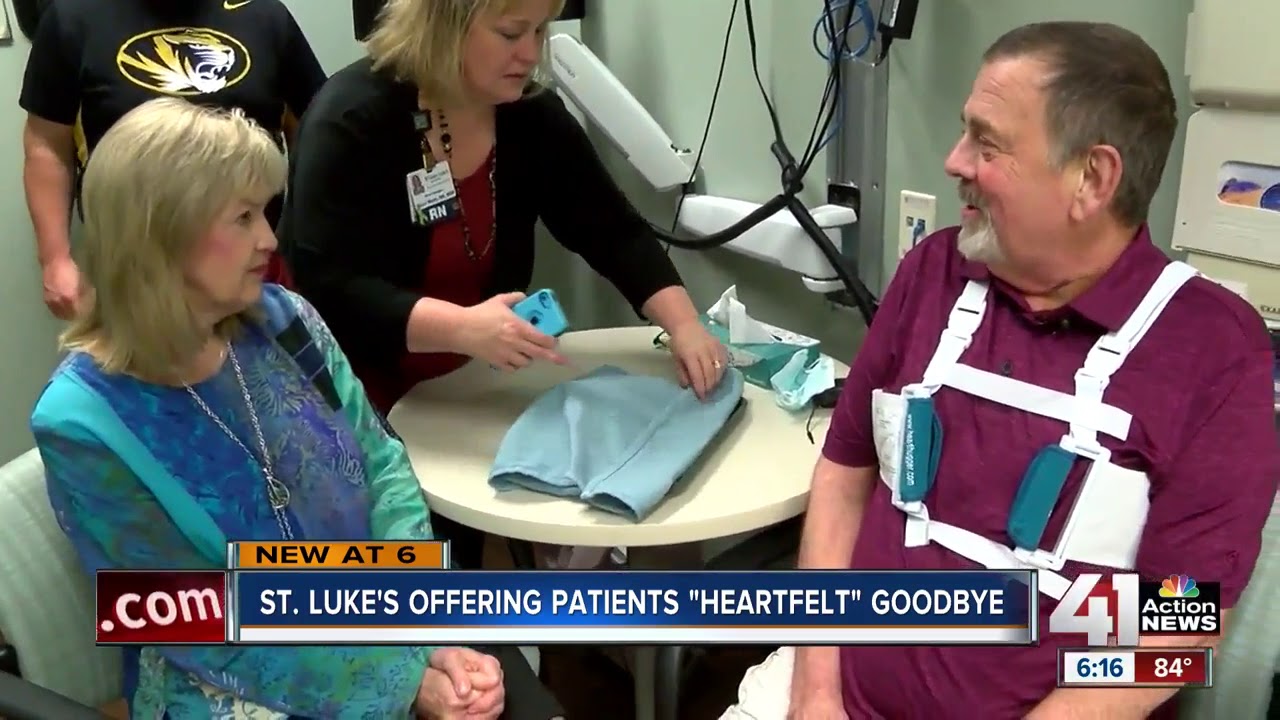 Transplant recipient says goodbye to old hearts