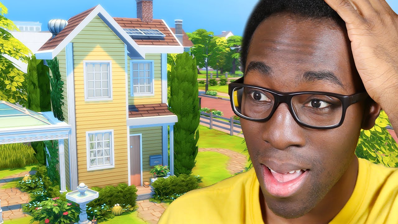 I only had $4000 to build a house in The Sims 4 - YouTube