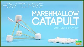 How To Make Marshmallow Catapult | Activities for Kids