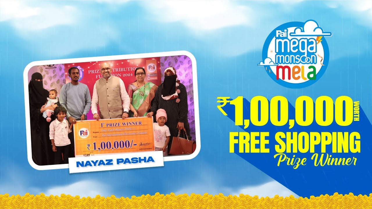 Customer Name : NAYAZ | Mega Monsoon Mela 2024 | ₹ 1,00,000 Worth Free
