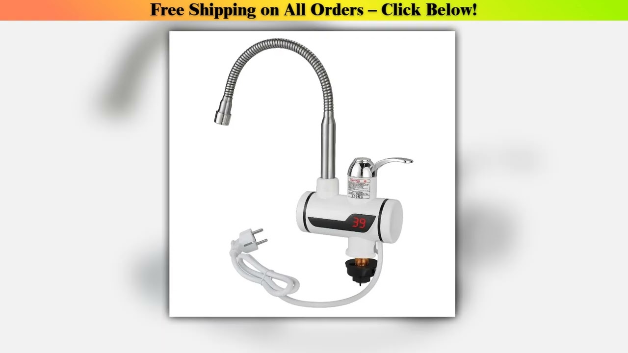3000W Electric Kitchen Water Heater Tap Instant Hot Water Faucet Heater Cold Heating Faucet