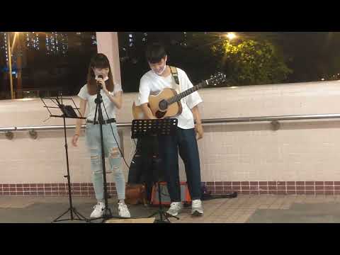 鯨落 - Ian 陳卓賢 (Cover) @大圍站行人天橋Busking 2022.05.15