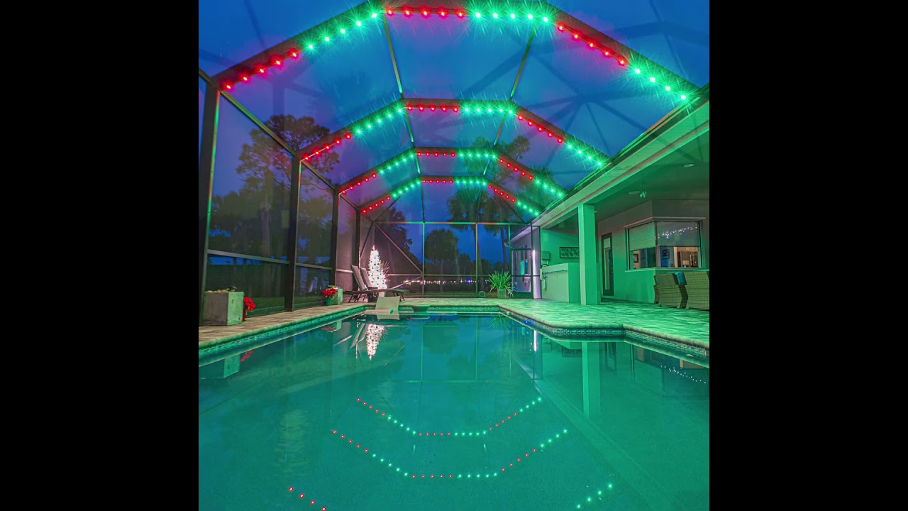 Space Coast Trim Light illuminate your pool and lanai areas