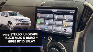 DIY: Stinger Heigh10 Isuzu Dmax Stereo Replacement & Isuzu MUX Stereo Replacement