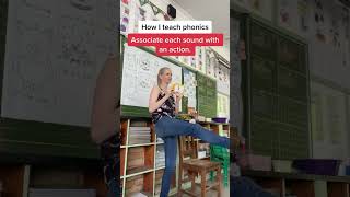 How to Teach Phonics with Movement! # #kids #teacher #school #art #mom