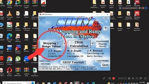 Stopping / Range Tables explained : SRIM & TRIM Tutorial for Beginners