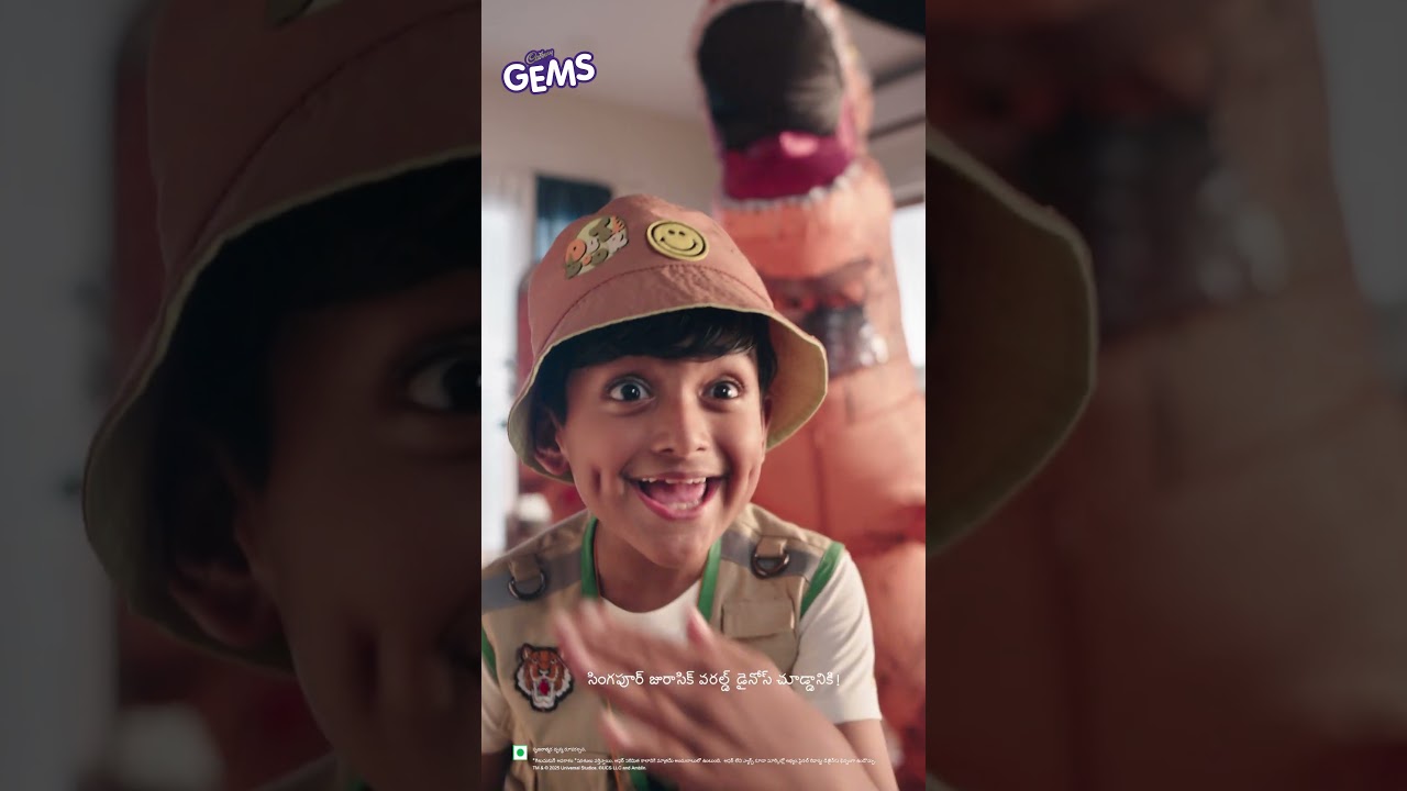 Cadbury Gems x Jurassic World: Rebirth | *Win a family trip to Singapore | Telugu