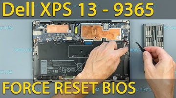 How to Hard Reset BIOS on Dell XPS 13 9365 | CMOS Battery Replacement Guide