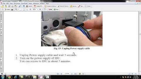 NEC Pasolink ODU (NHG) Upgrade Step