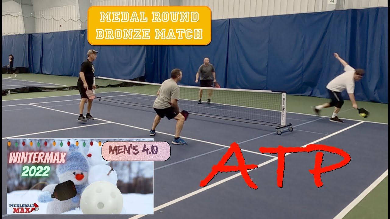 Winter Max Pickleball Tournament Men's Doubles 4.0 Bronze Match