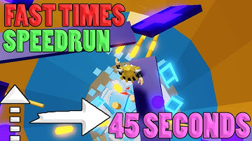 FAST TIMES!! -{45 Seconds}- SPEEDRUN [With Mutators] | Tower of Hell ROBLOX