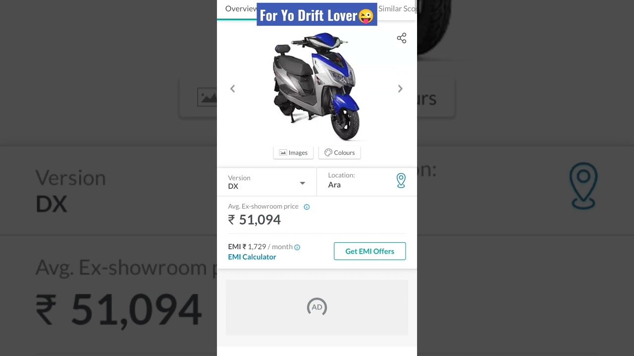 Yo Drift EV , price and Looks, 