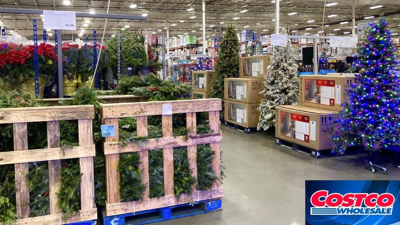 COSTCO CHRISTMAS TREES CHRISTMAS DECORATIONS GIFTS TOYS SHOP WITH ME SHOPPING STORE WALK THROUGH