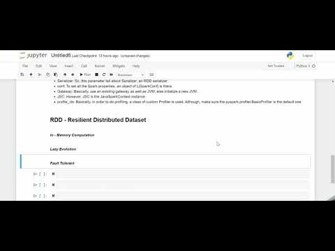 What is an RDD ? What are the important features of an RDD - PySpark Interview Question