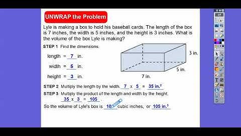 Apply Volume Formulas   Lesson 11 10