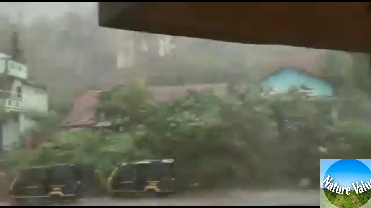 Nisarga Cyclone live visual | Cyclone Nisarga hits Mumbai 